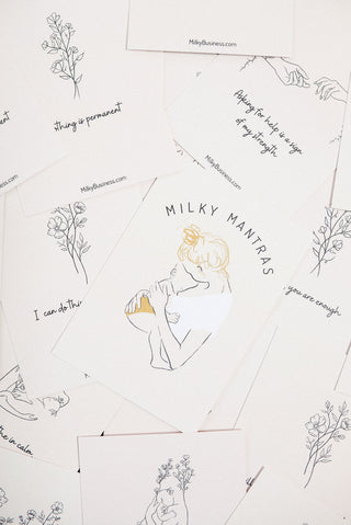 Milky Business 'Milky Mantras' Breastfeeding Affirmation Cards